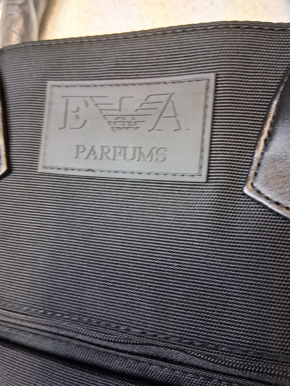 Armani Exchange Black Men's Tote Briefcase - Picture 3 of 10